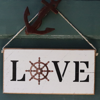 Rustic Marlin Sign "Love"