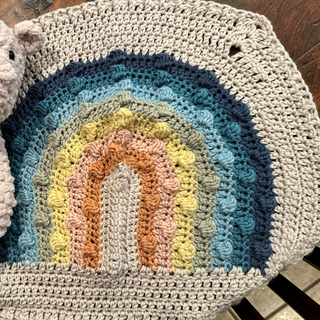 Bobble Rainbow Blanket