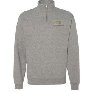 Grey Quarter-Zip Sweatshirt