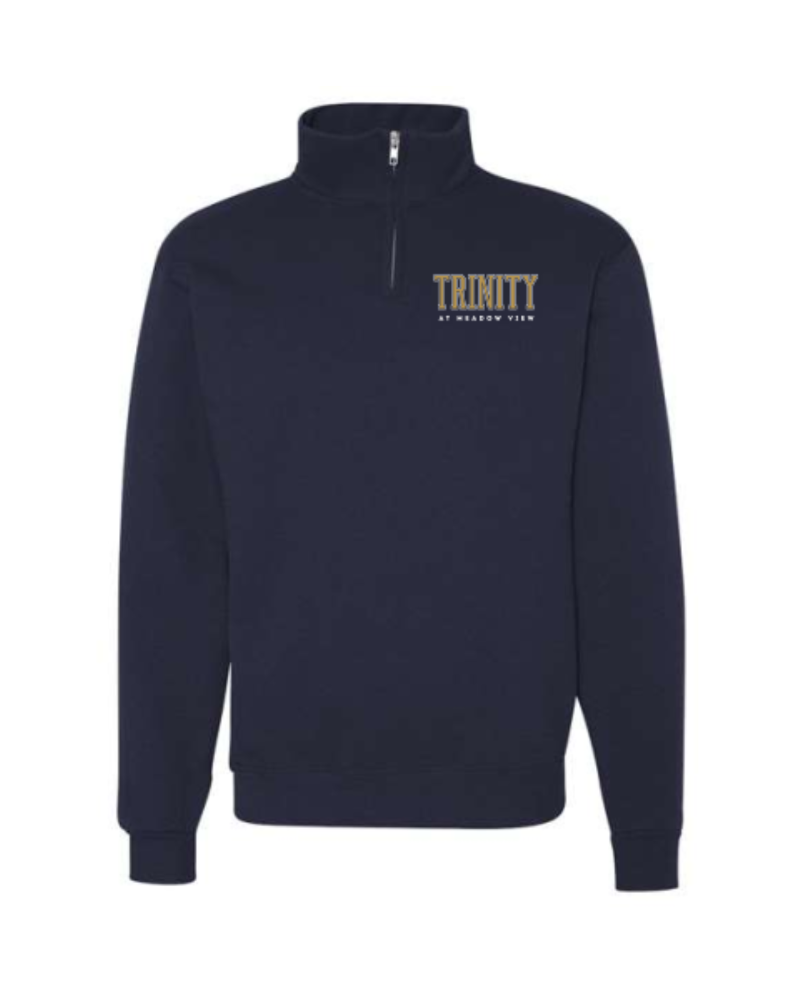 Navy Quarter-Zip Sweatshirt Main Image