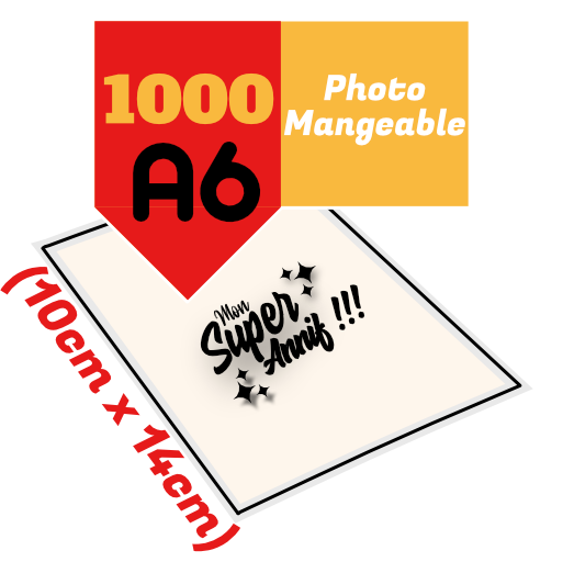 FORMAT A6 (10cm x 14cm)