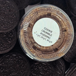 HOMEMADE Protein Pudding - Cookie Crumble - One Cup 