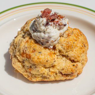 Basil Bacon Scone