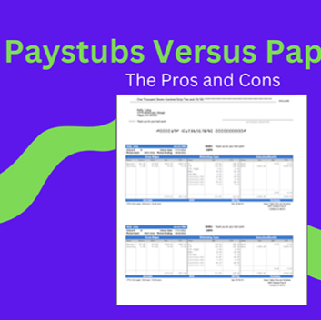 PAYSTUBS FOR JOB VERIVICATION