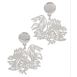 USC17-Filigree Gamecock Earrings (4 color options) - Thumbnail 4