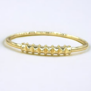 Y60- 18K Gold/Silver Plated Inspired Stud Bracelet - Thumbnail 3