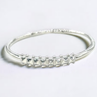 Y60- 18K Gold/Silver Plated Inspired Stud Bracelet - Thumbnail 2