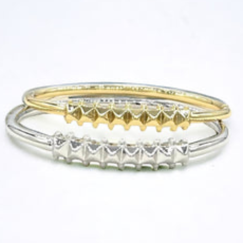 Y60- 18K Gold/Silver Plated Inspired Stud Bracelet Main Image