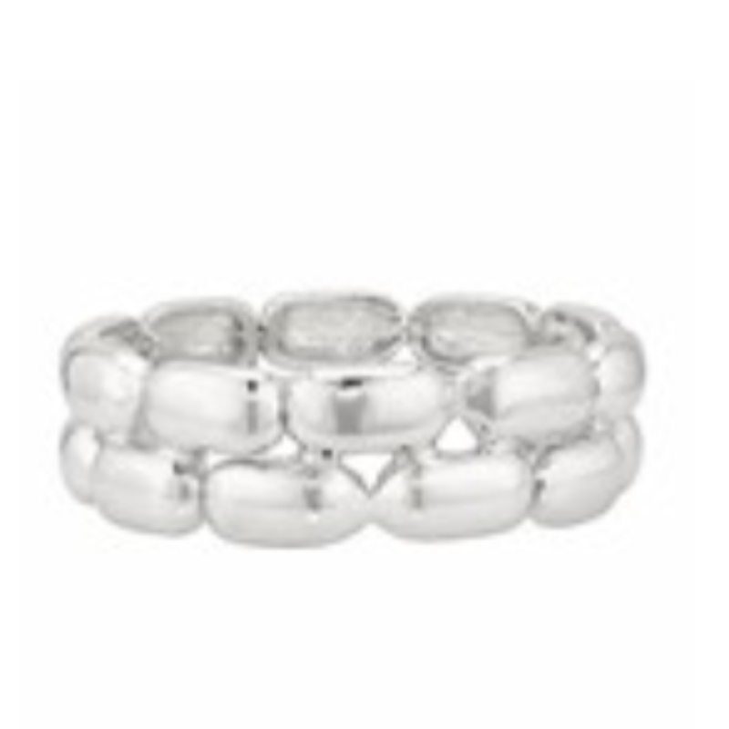 CL61- Oval Shape Metal Casting Bracelet - Thumbnail (Preview) 2