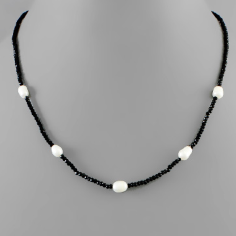 USC66- Freshwater Pearl & Bead Necklace Main Image