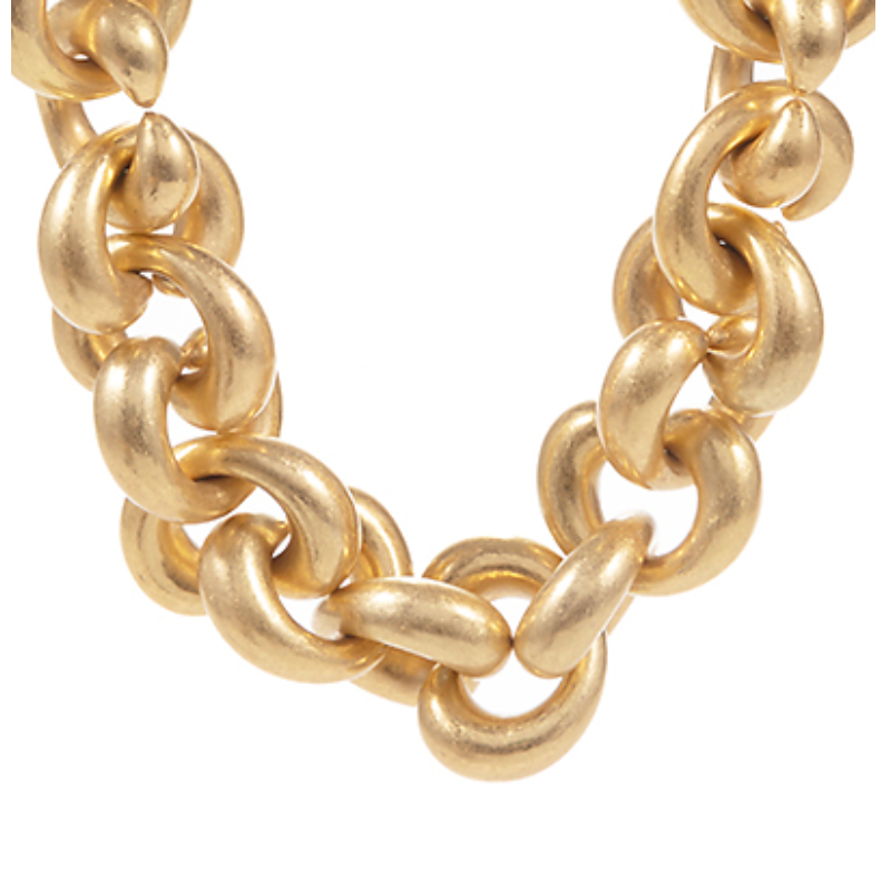 M45-Linked Chunky Mixed Chain Necklace - Thumbnail (Preview) 2