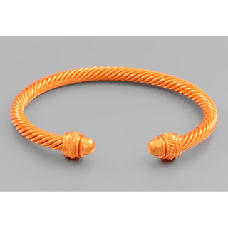 C26- Cable Dome orange cuff