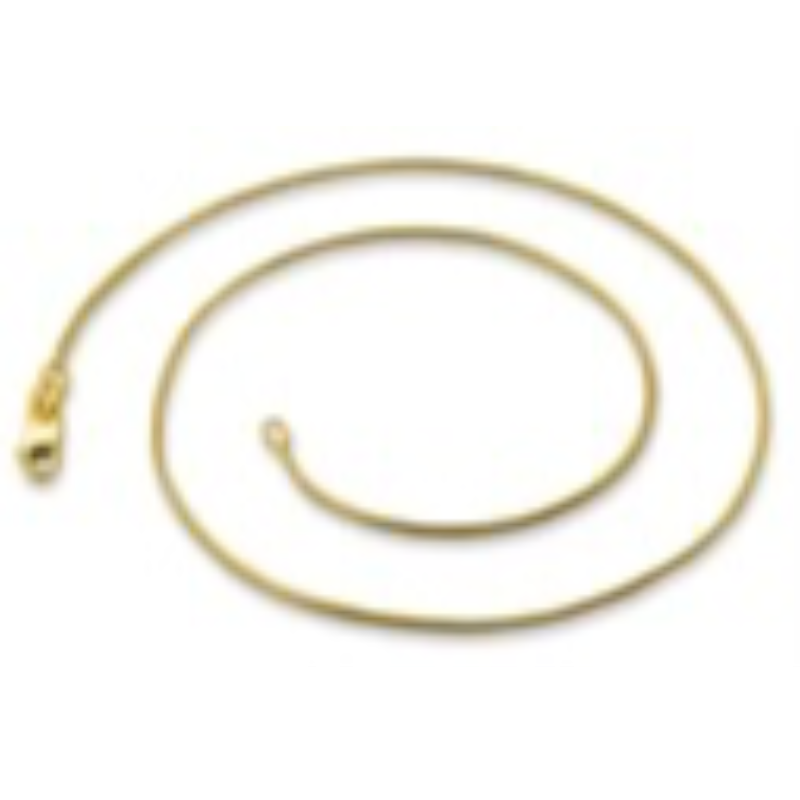 CL49-14K Gold Plated Sterling Silver Snake Chain 1.1MM Main Image