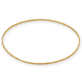 CL33- 14/20 Gold Filled Hammered Wire Bangle Bracelet