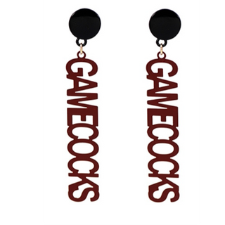 USC5 & USC6- Filigree gamecock earrings (2 color options)