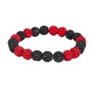 USC80- Pave Ball Beaded Bracelet