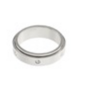 ***CL59- Stationed CZ Waterproof Band Ring - Thumbnail 2