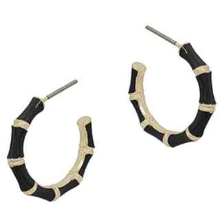 CL71- 20mm Epoxy Bamboo Hoops (multiple colors available)