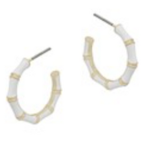 CL71- 20mm Epoxy Bamboo Hoops (multiple colors available) - Thumbnail 3