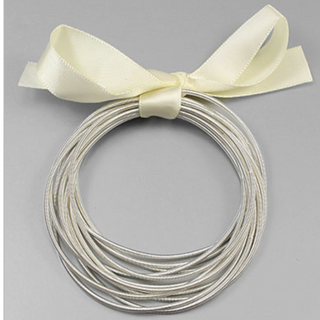 Y76-12 Row Piano Wire Bracelet (Multiple colors available) - Thumbnail 3