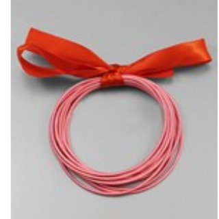 Y76-12 Row Piano Wire Bracelet (Multiple colors available)