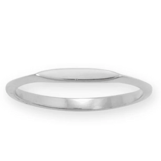 Y47- Dainty Flat Top Ring