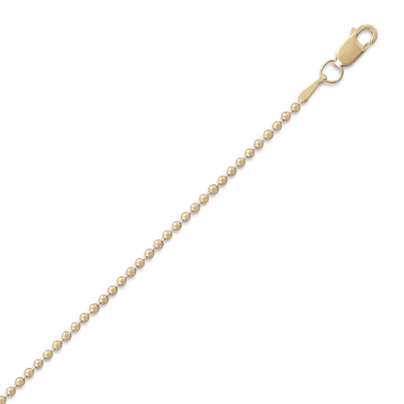 CL40- 14/20 Gold Filled Bead Chain (1.5mm) Main Image