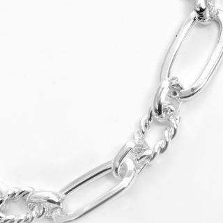 CL5-Metal Textured Rope Chain Bracelet - Thumbnail 2