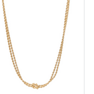 Y34- Knot & Twist Chain Necklace