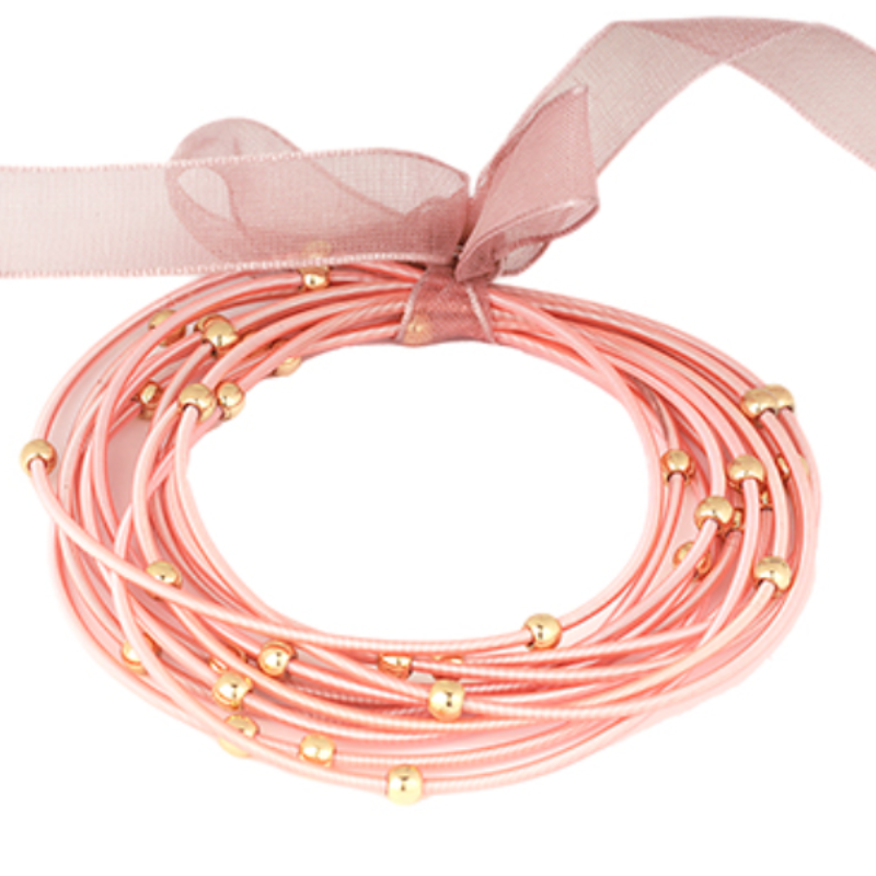 Y70- 12 Row Color Coated Wire Bracelet Main Image