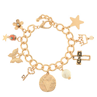 BR25-"FAITH" Multi Style Charm Bracelet