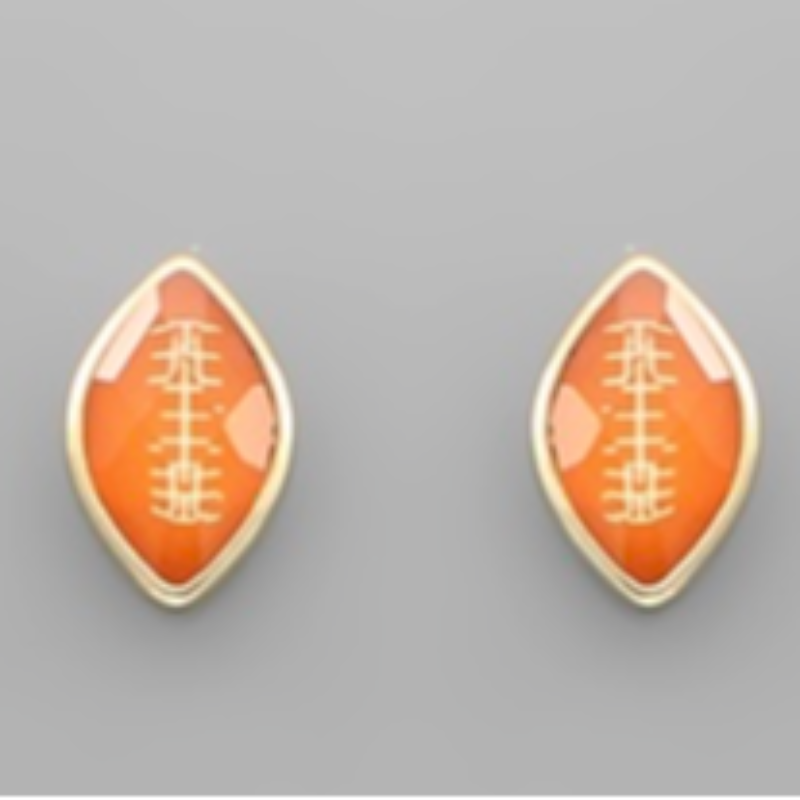 T93- .75” Orange Epoxy Football Studs Main Image