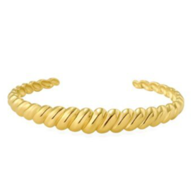 BR17- SHELL 18K GOLD-PLATED STAINLESS-STEEL BRACELET Main Image