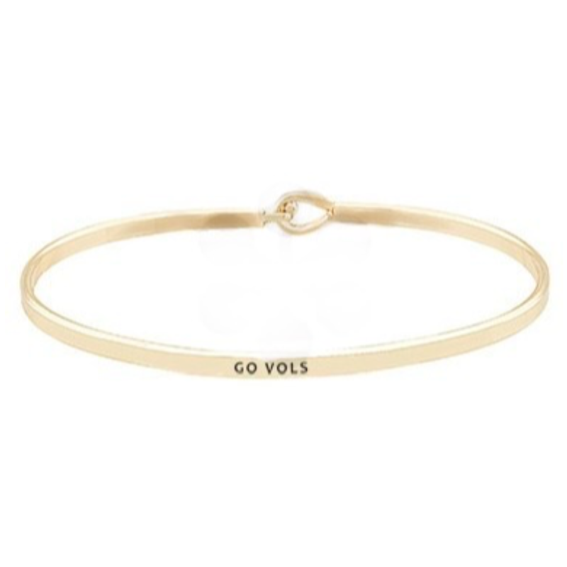 T199- Gold GO VOLS Bracelet Main Image