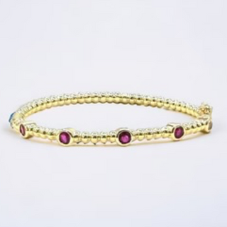 Y67- 18K Gold Colored CZ Bracelet - Thumbnail 4