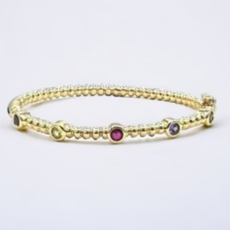 Y67- 18K Gold Colored CZ Bracelet Main Image