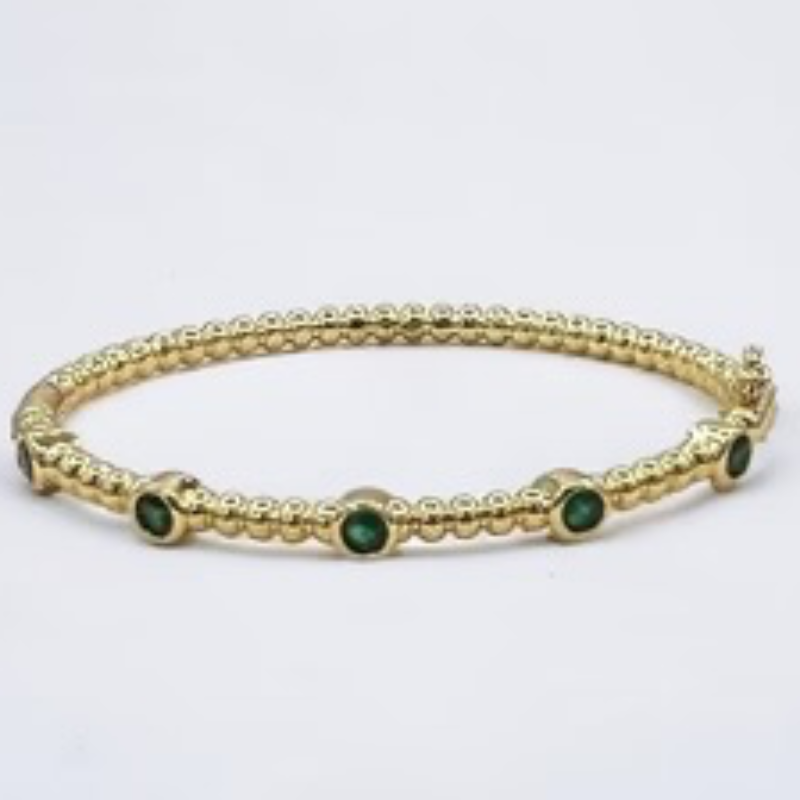 Y67- 18K Gold Colored CZ Bracelet - Thumbnail (Preview) 2