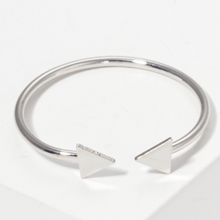 Y2- Wire Tiny Arrow Adjustable Brass Cuff Ring