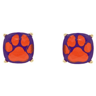 C10- Tiger Paw Stud Earrings