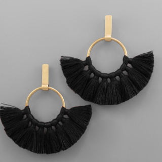 M103- Tassel & Bar Earrings (Multiple color options) - Thumbnail 7