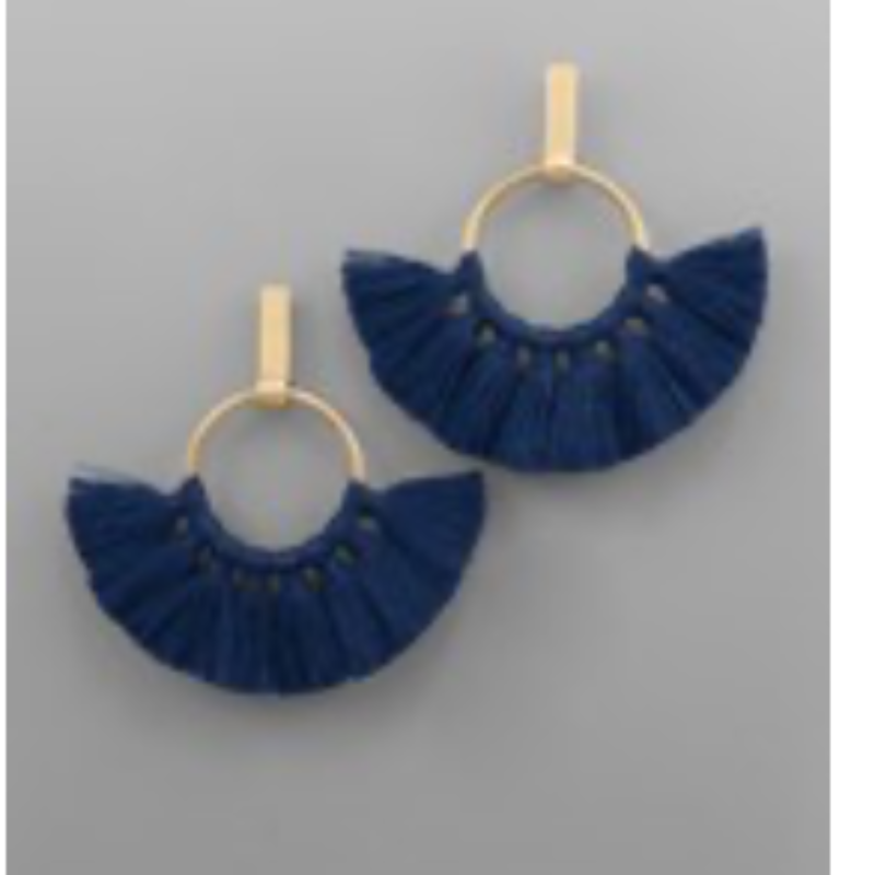 M103- Tassel & Bar Earrings (Multiple color options) - Thumbnail (Preview) 6