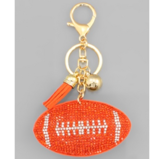 T54- Orange Bead Key chain