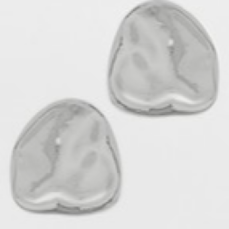 M48- Large Nugget Earrings (available in Gold & silver) - Thumbnail (Preview) 2