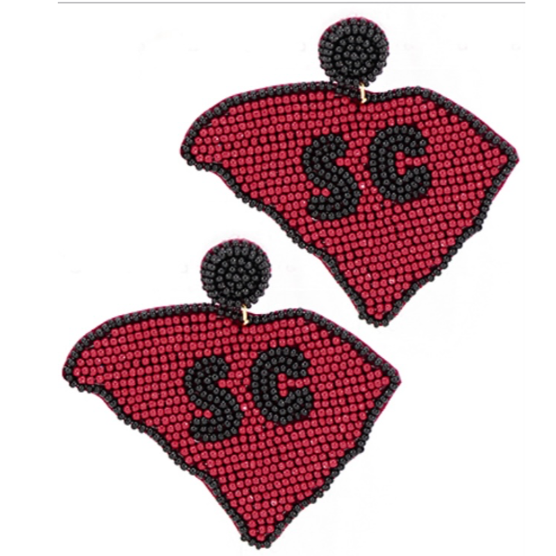 USC4-SC beaded ear rings Main Image