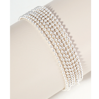 B36-Multi Strand Ball Chain Bracelet - Thumbnail 4