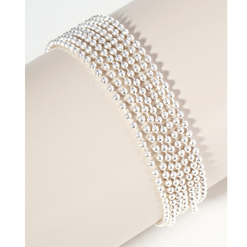 B36-Multi Strand Ball Chain Bracelet - Thumbnail (Preview) 4