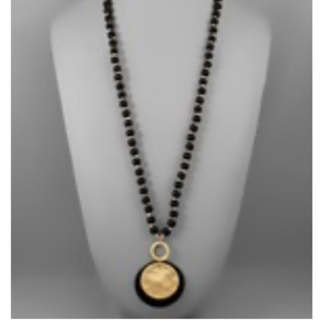 USC54- Layered Disc Bead Necklace - Thumbnail 5