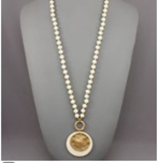 USC54- Layered Disc Bead Necklace - Thumbnail 2