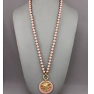 USC54- Layered Disc Bead Necklace - Thumbnail 4