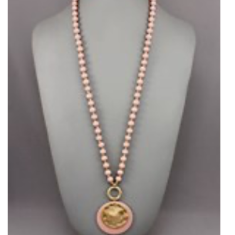 USC54- Layered Disc Bead Necklace - Thumbnail (Preview) 4